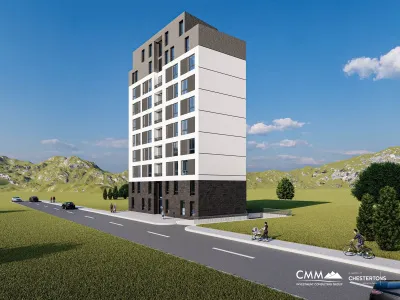 Neues modernes Gebäude in Bar mit Wohnungen von 44,50 m2 bis 80,40 m2